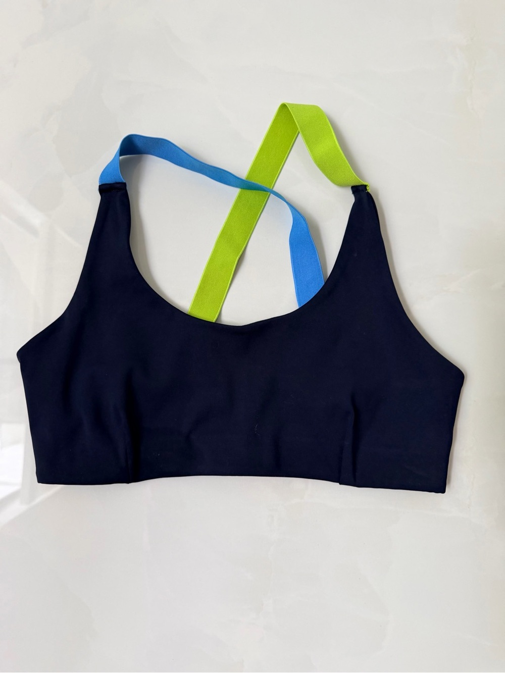 Splits59 Navy Stripe Bra and Legging Set Size M - Picture 5 of 7